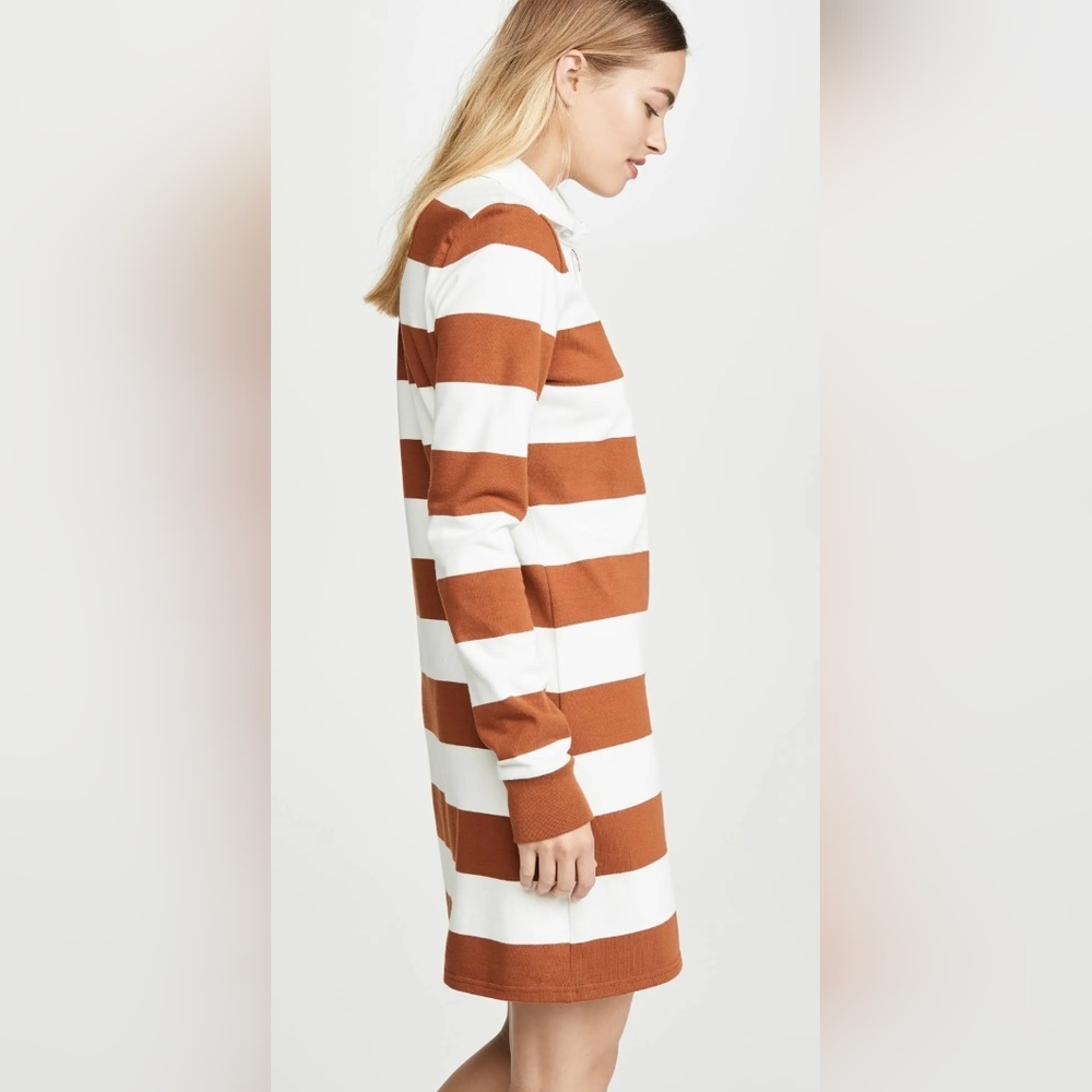 Veronica Beard Rugby Long Sleeve Polo Dress - Picture 7 of 10